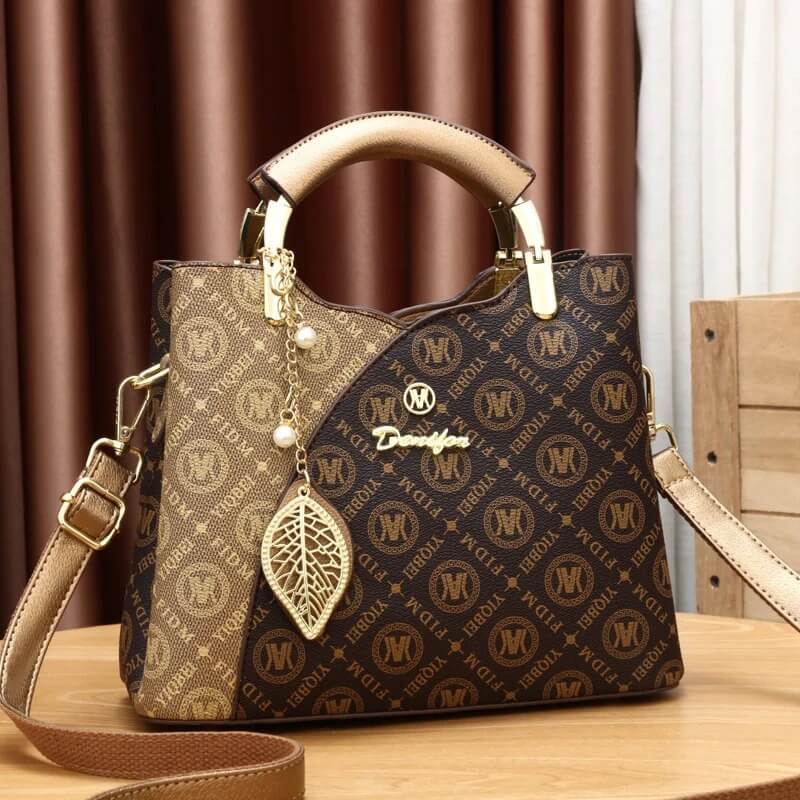 Bolsa de Couro Genuíno Léa