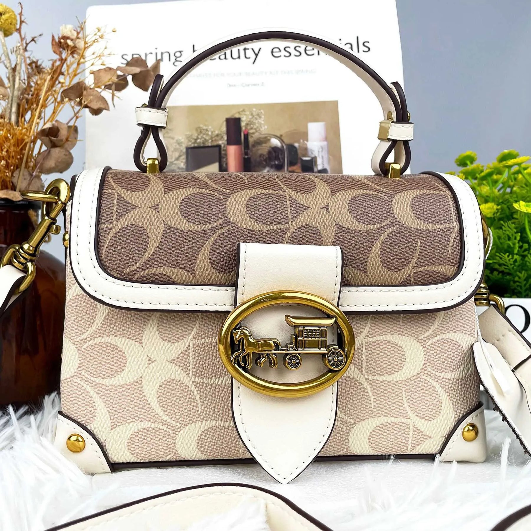 Bolsa de Luxo em Couro Genuíno Colette
