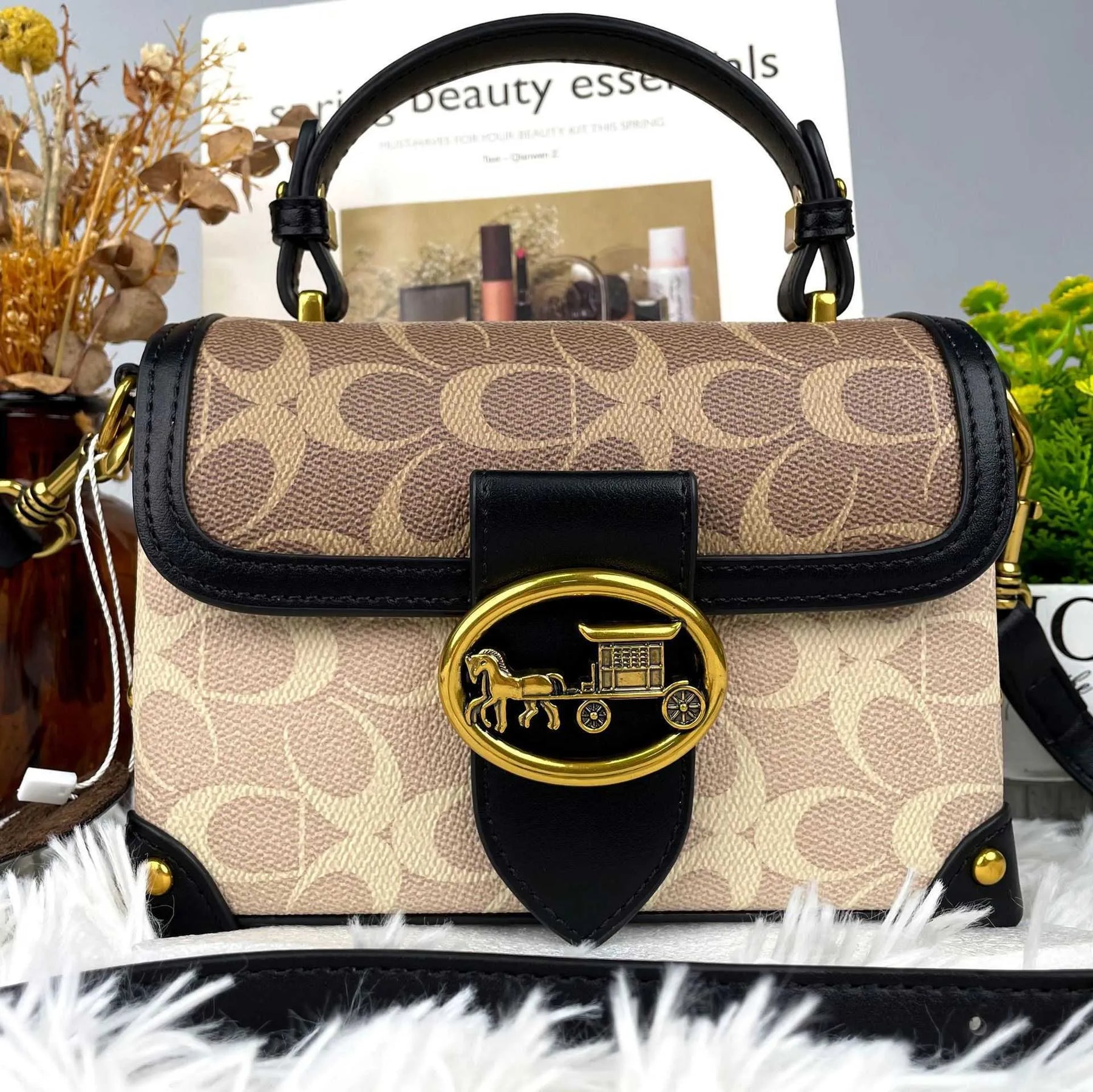 Bolsa de Luxo em Couro Genuíno Colette