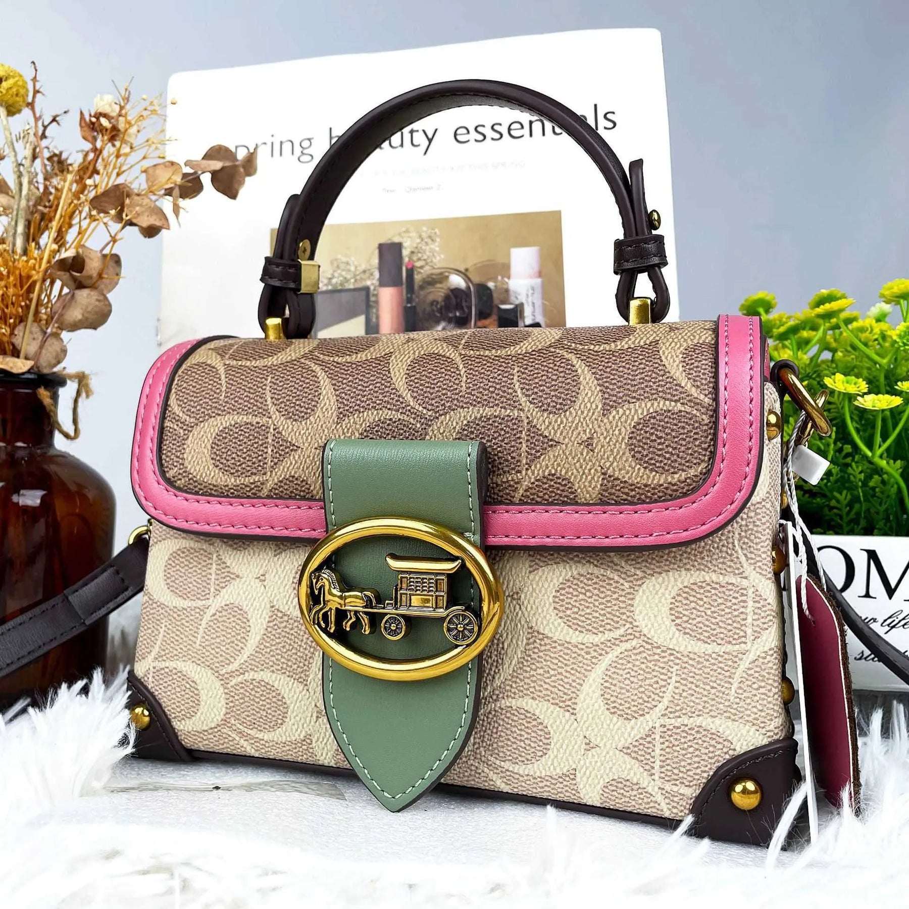 Bolsa de Luxo em Couro Genuíno Colette