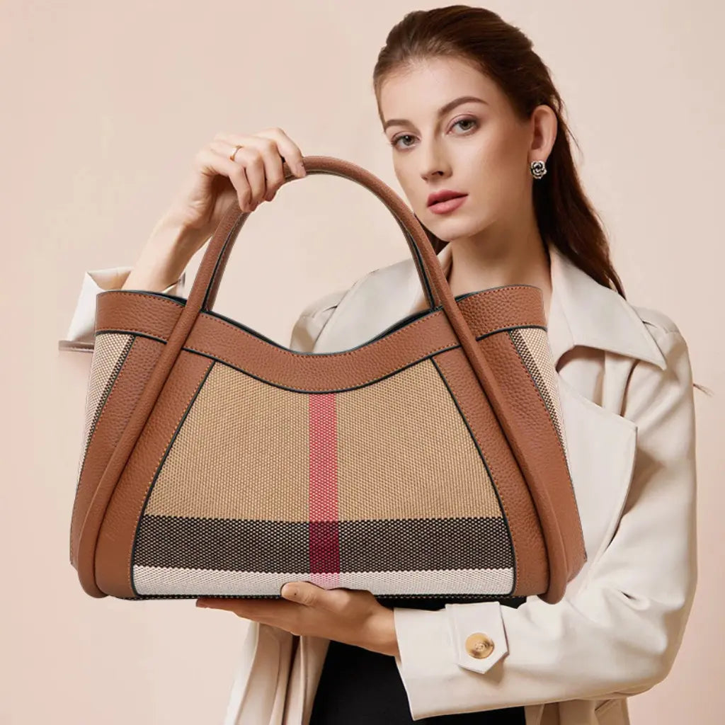 Bolsa de Luxo Céleste – Modelo Tote em Couro Genuíno