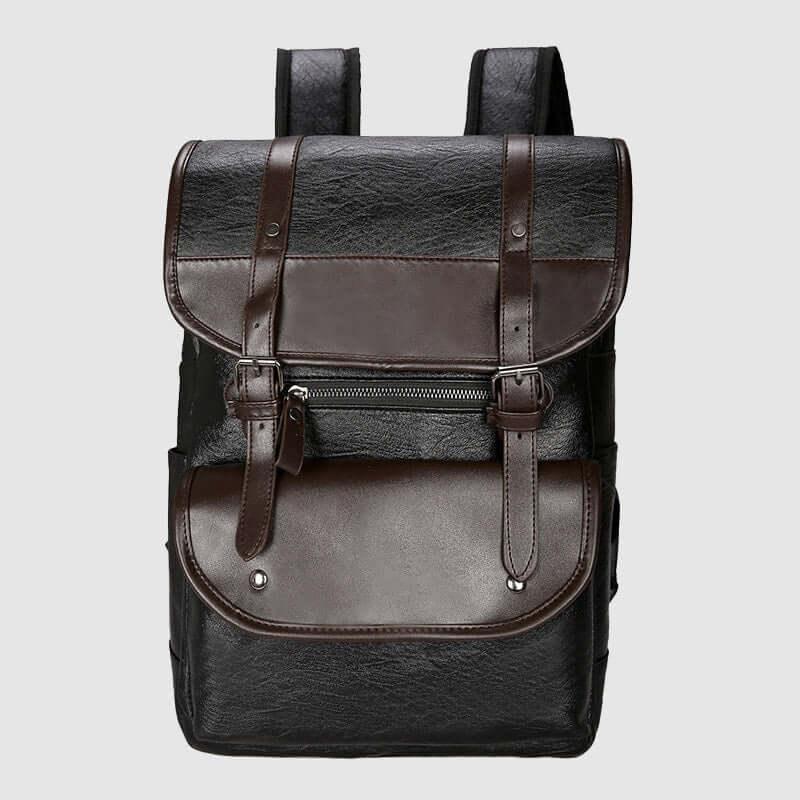 Mochila de Couro Grande Capacidade Divello