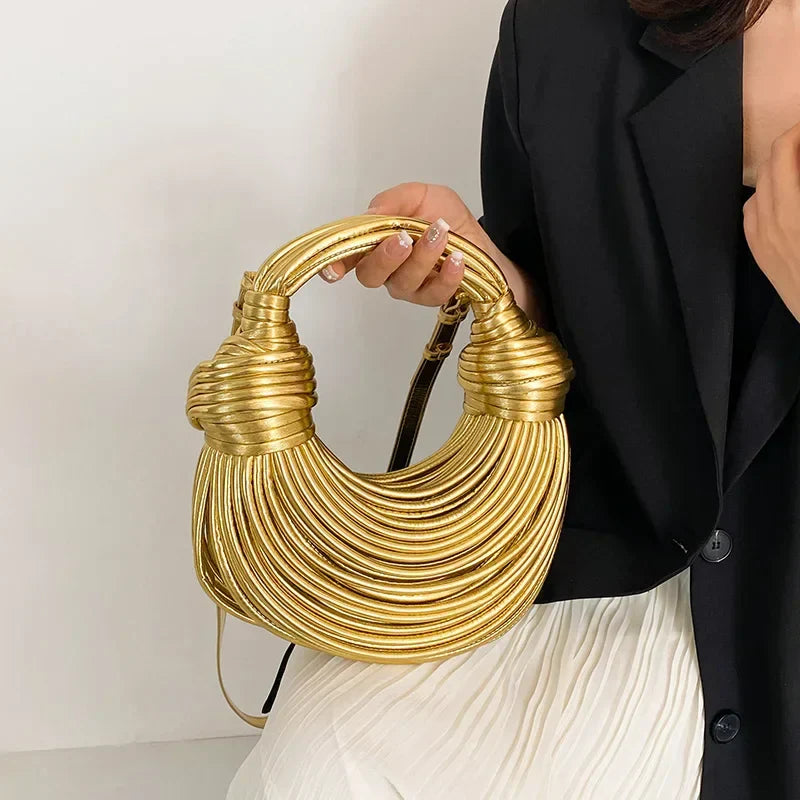 Bolsa Hobo de Luxo Amarante