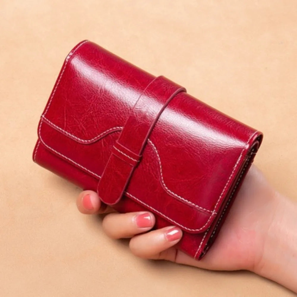 Carteira Feminina em Couro Genuino - Lucy Luxury