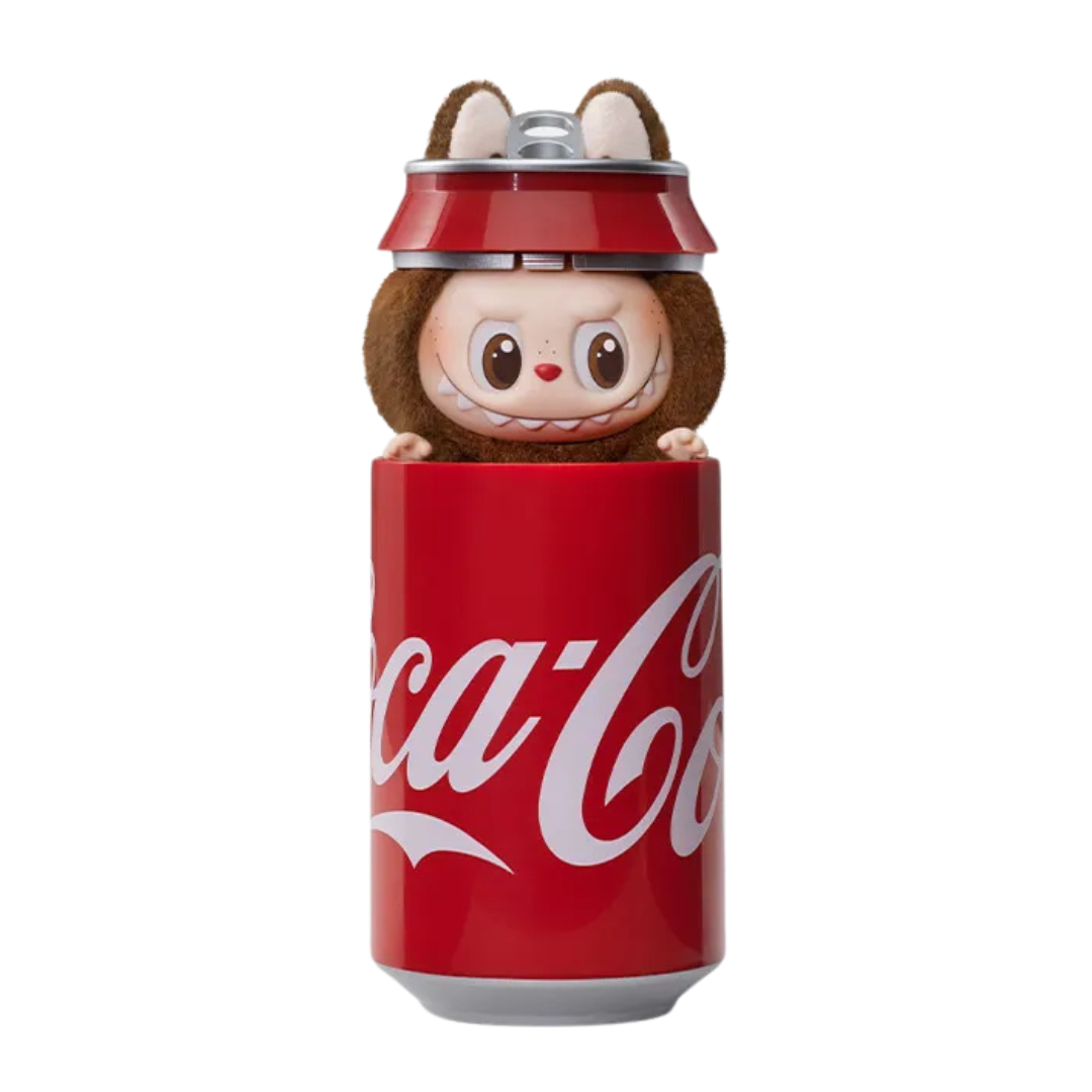 Boneco Pop Mart Labubu The Monsters x Coca Series "Vinyl Face Plush" Blind Box *SORTIDO* unidade