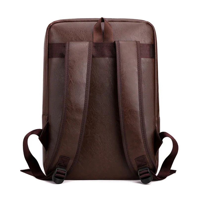 Mochila Masculina de Couro Legítimo - Granite