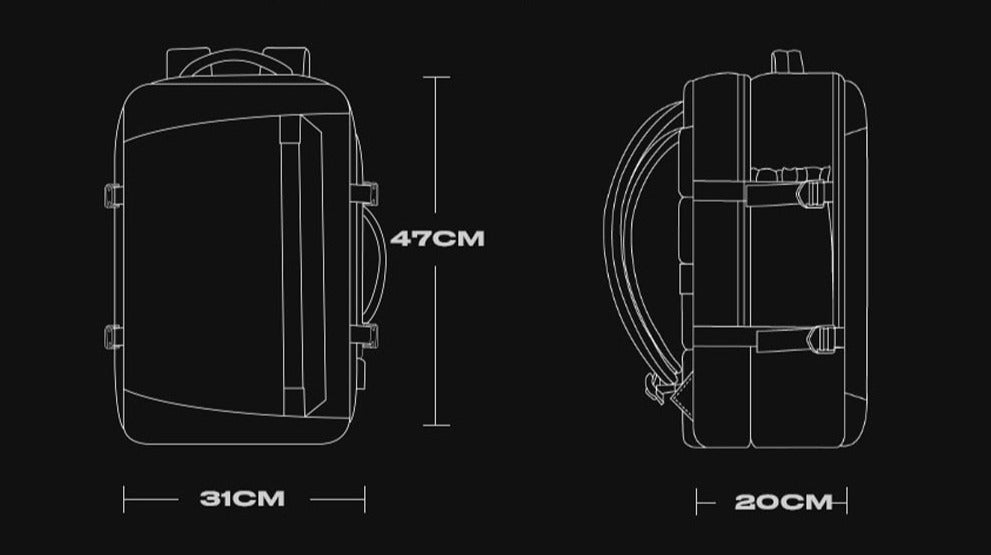 Mochila Executiva com Alça Lateral Notebook 15,6