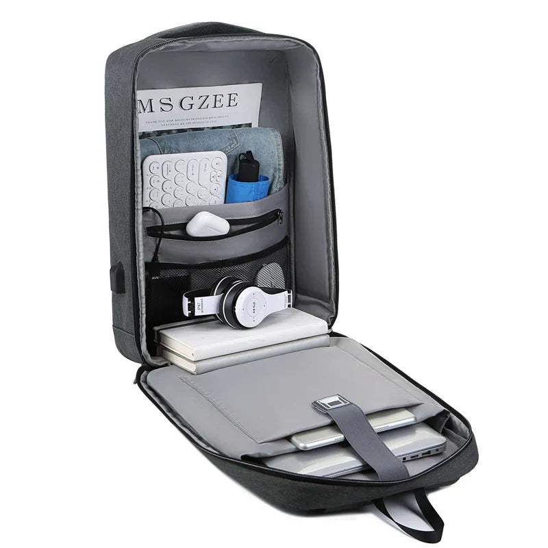 Mochila Executiva Impermeável - Porta USB e Trava TSA