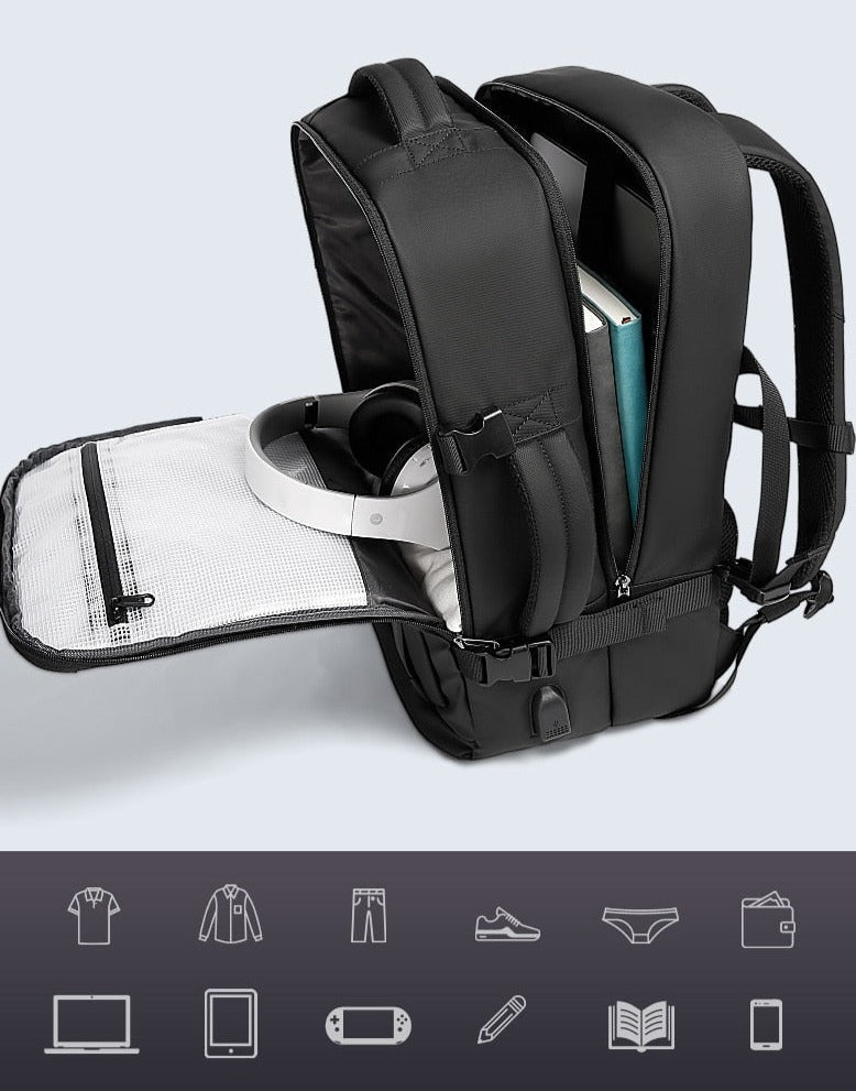 Mochila Executiva com Alça Lateral Notebook 15,6