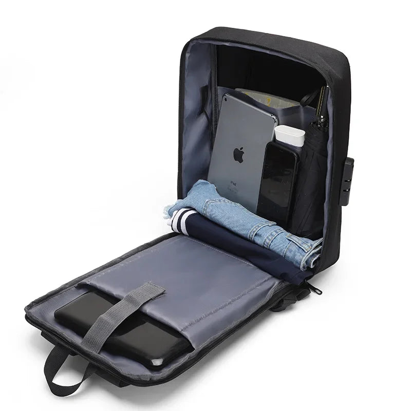 Mochila Executiva para Notebook com Porta USB e Trava TSA