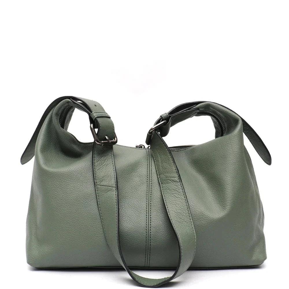 Bolsa Feminina de Couro Genuíno Florence