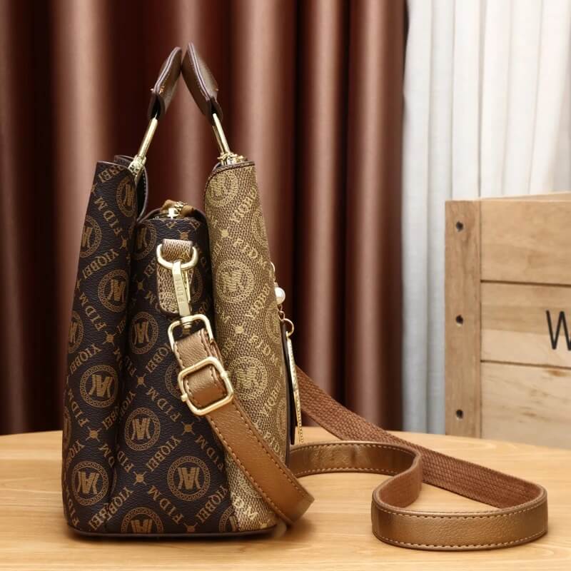 Bolsa de Couro Genuíno Léa