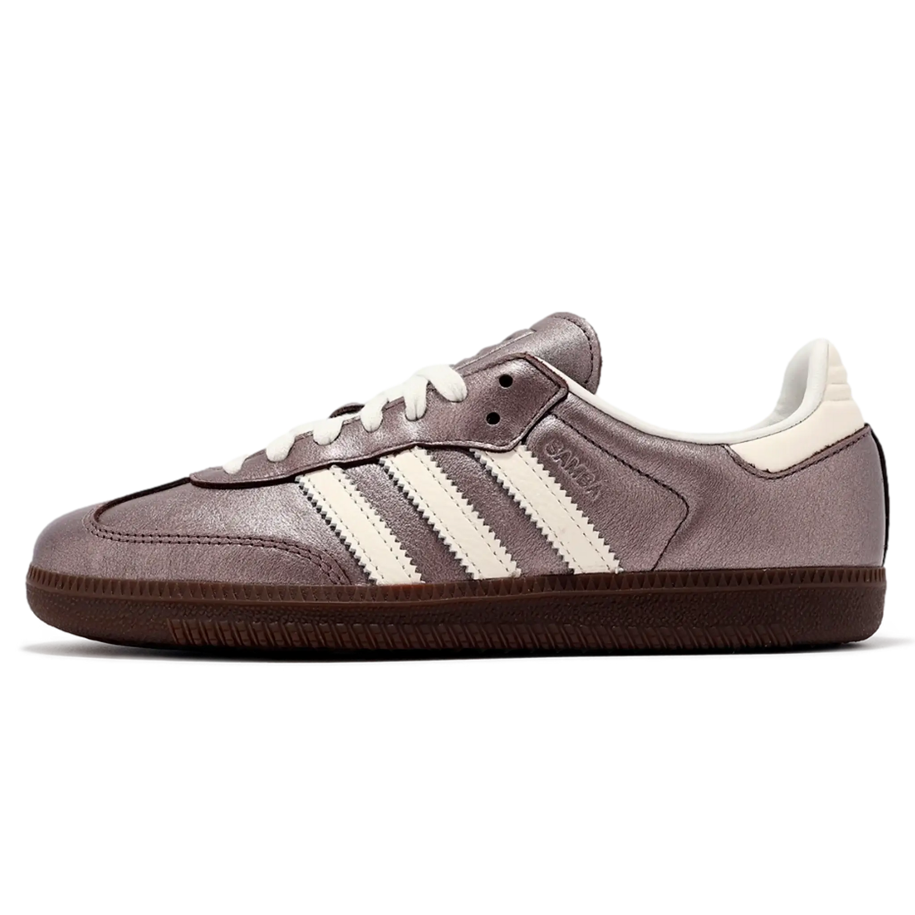 Tênis Adidas Samba OG Feminino "Supplier Colour Off White Gum" Metálico - JI4219
