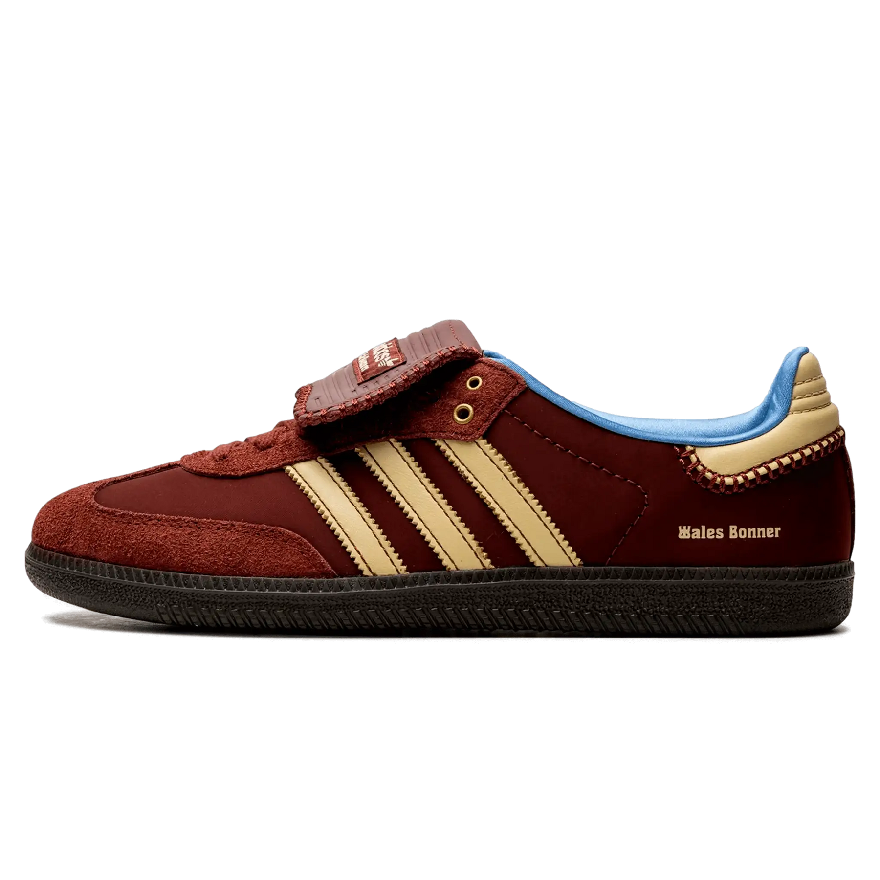 Tênis Adidas Samba x Wales Bonner Nylon "Fox Brown" Bordô - IE0579
