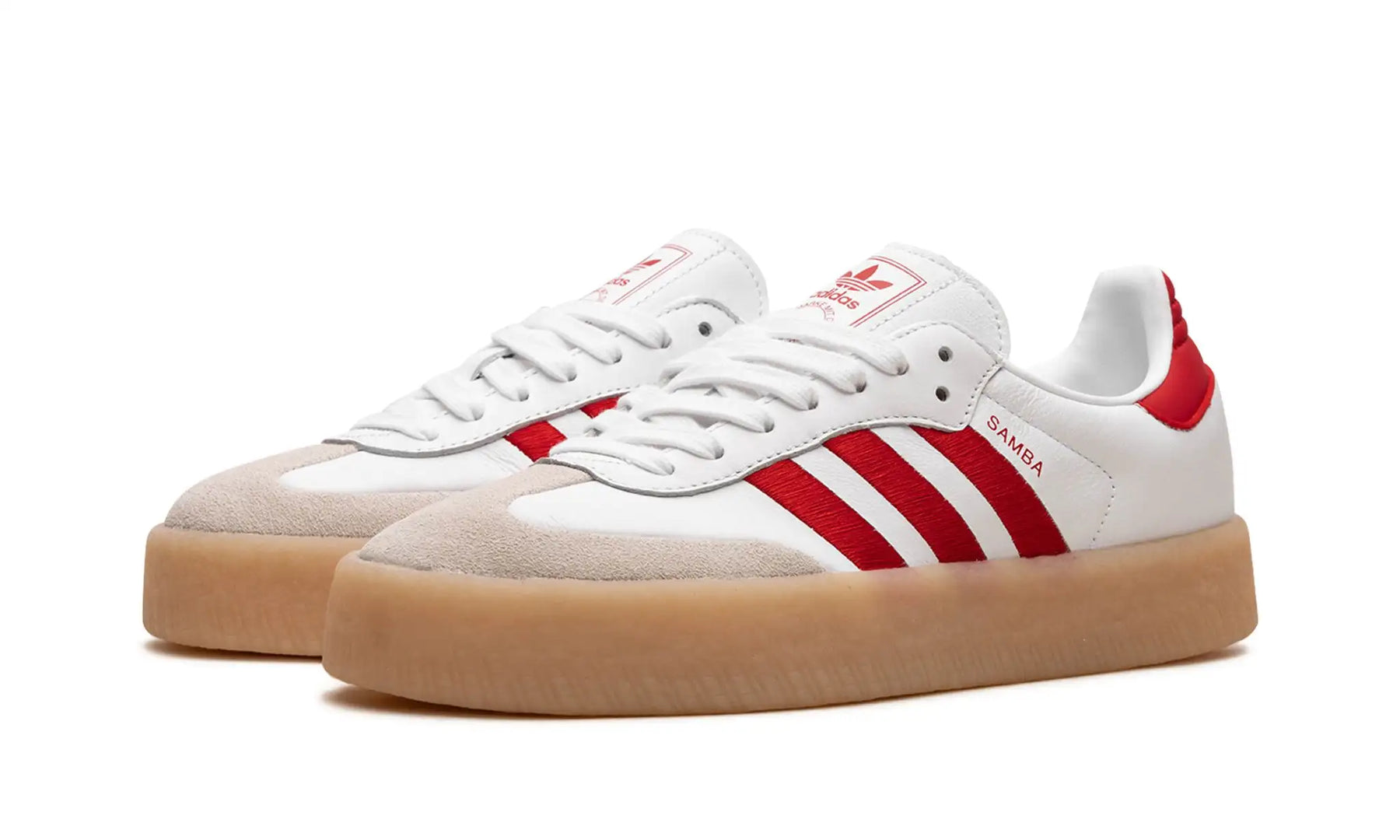 Tênis Adidas Sambae Feminino "Scarlet Red" Branco / Vermelho - ID0438