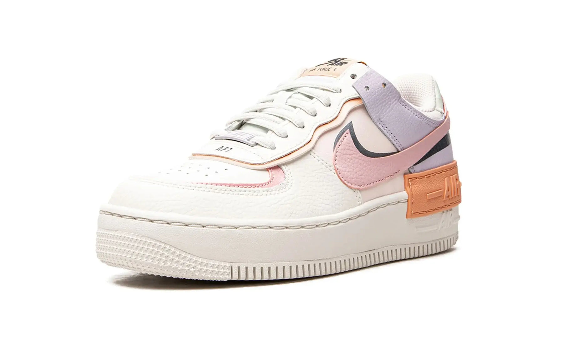 Tênis Air Force 1 Shadow Feminino "Pink Glaze" Branco / Rosa - CI0919-111