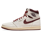 Tênis Air Jordan 1 High x "A Ma Maniere" Branco / Marrom - DO7097-100