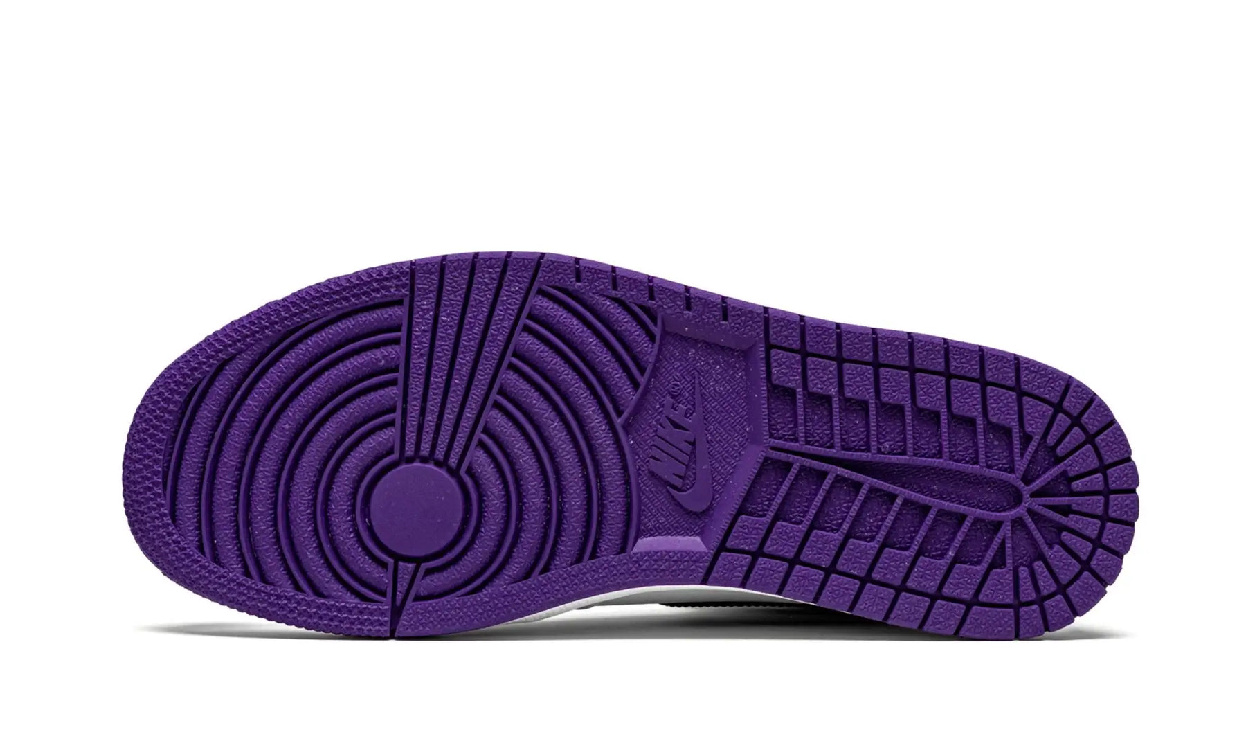 Tênis Air Jordan 1 High "Court Purple White" Branco / Roxo - CD0461-151