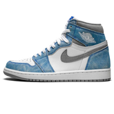 Tênis Air Jordan 1 High "Hyper Royal" Azul / Branco - 555088-402