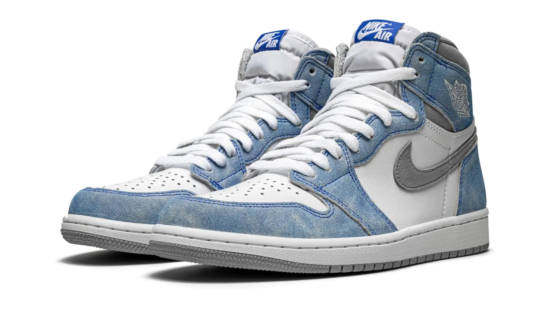 Tênis Air Jordan 1 High "Hyper Royal" Azul / Branco - 555088-402