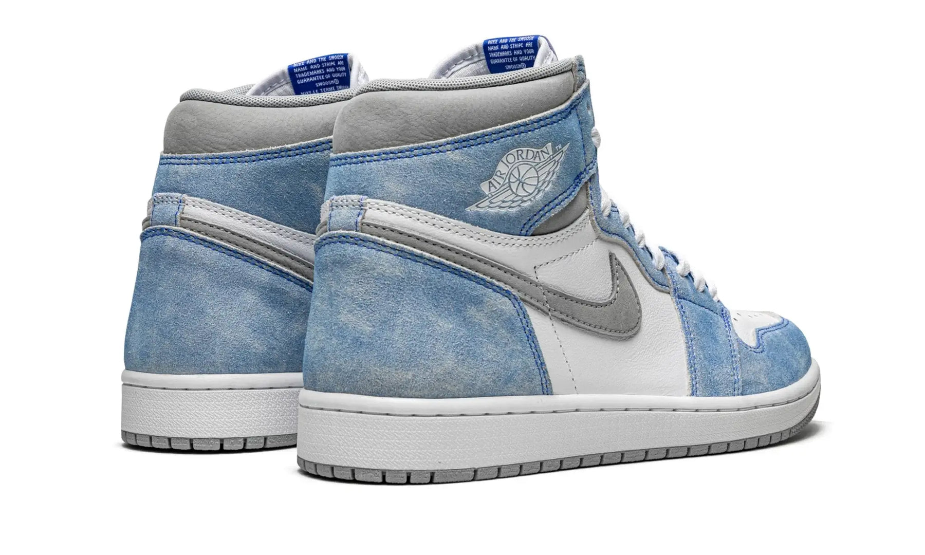 Tênis Air Jordan 1 High "Hyper Royal" Azul / Branco - 555088-402