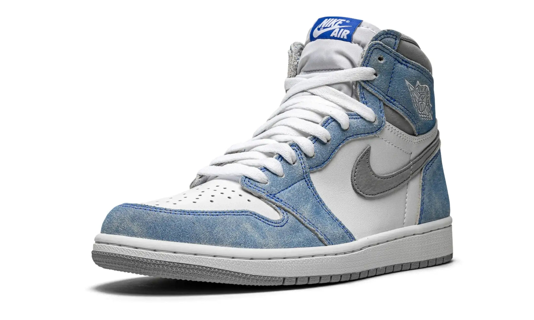 Tênis Air Jordan 1 High "Hyper Royal" Azul / Branco - 555088-402