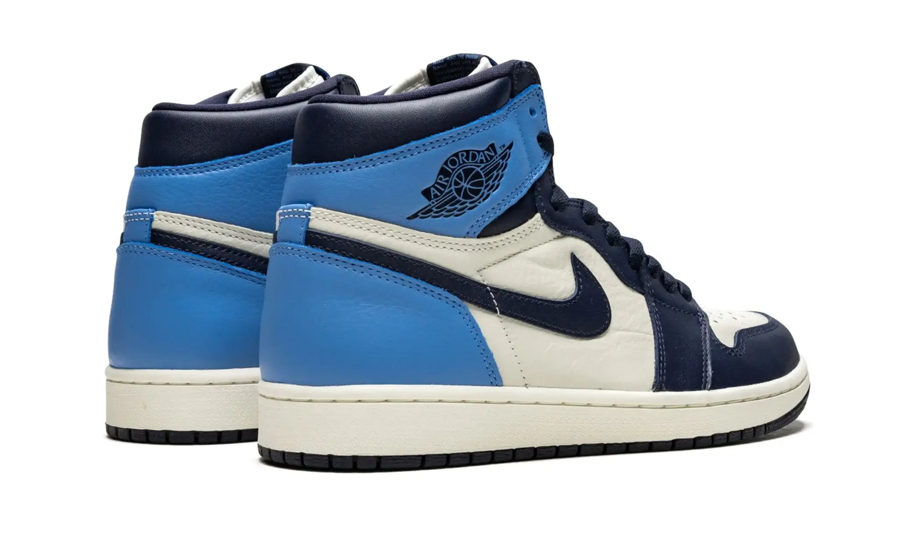 Tênis Air Jordan 1 High "Obsidian" Azul / Branco - 555088-140