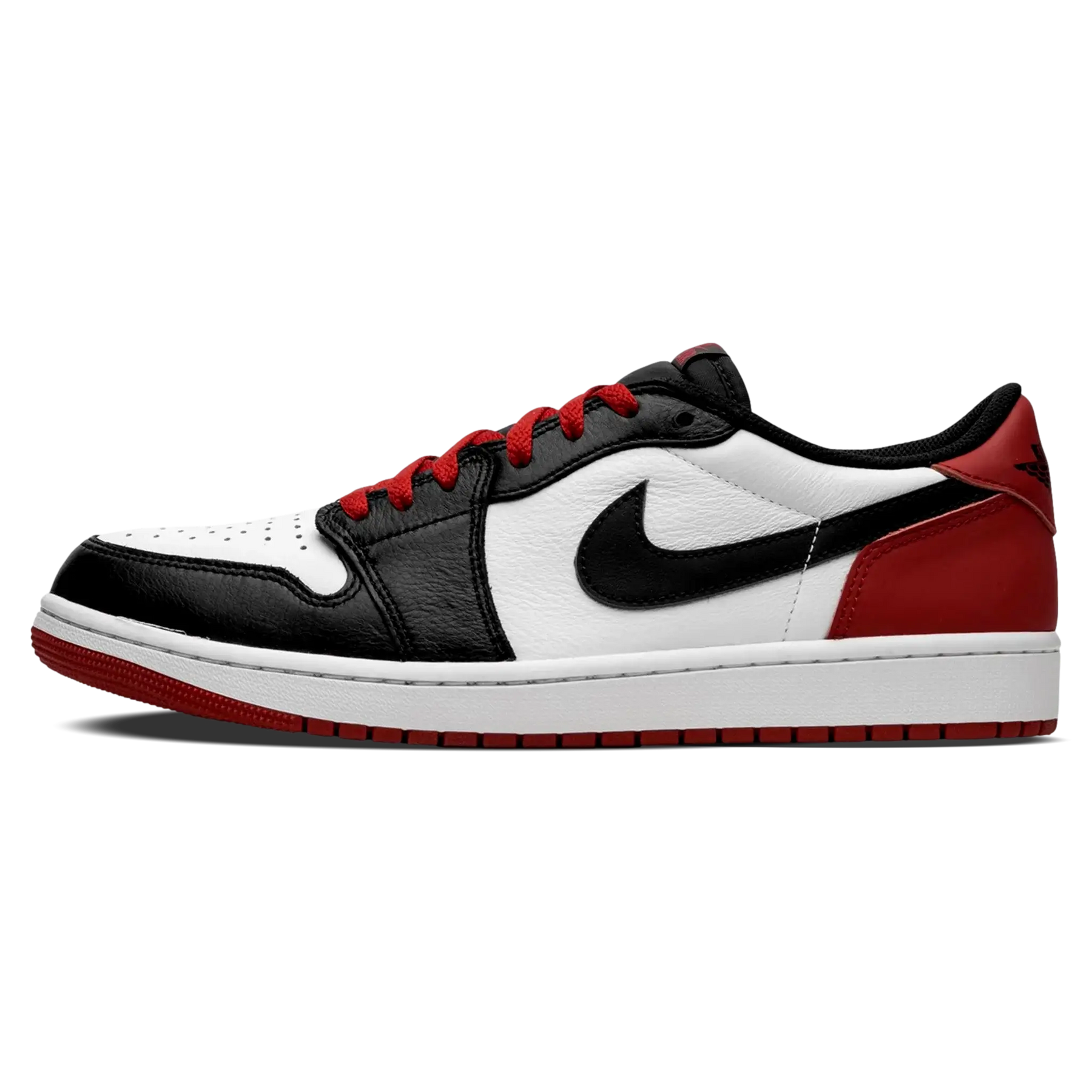 Tênis Air jordan 1 Low "Black Toe" Vermelho / Preto - CZ0790-106