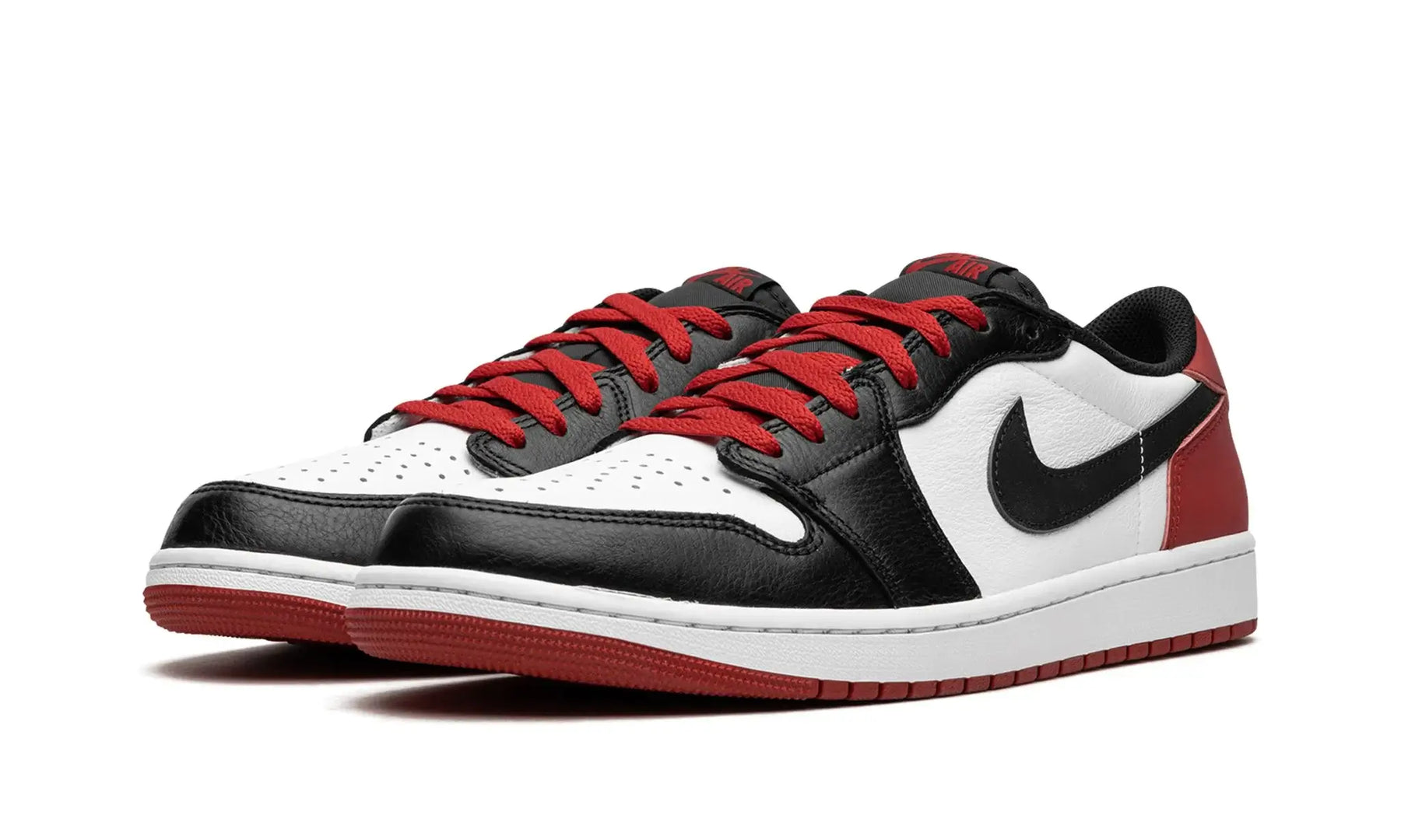 Tênis Air jordan 1 Low "Black Toe" Vermelho / Preto - CZ0790-106