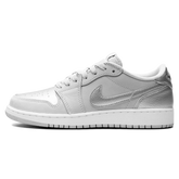 Tênis Air Jordan 1 Low Masculino "Metallic Silver" Prata - CZ0790-002