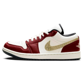 Tênis Air Jordan 1 Low Feminino "Year of the Dragon" Bordô - FJ5735-100