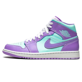Tênis Air Jordan 1 Mid "Aqua" - 554724-500