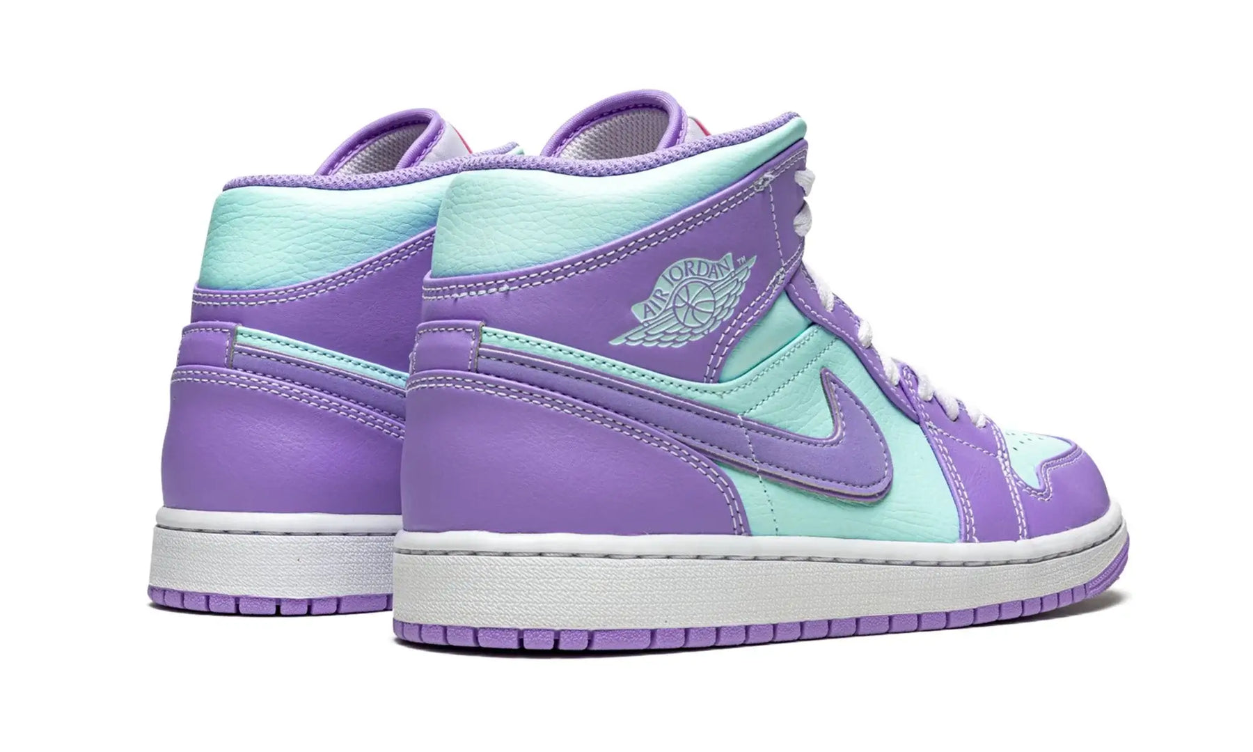 Tênis Air Jordan 1 Mid "Aqua" - 554724-500