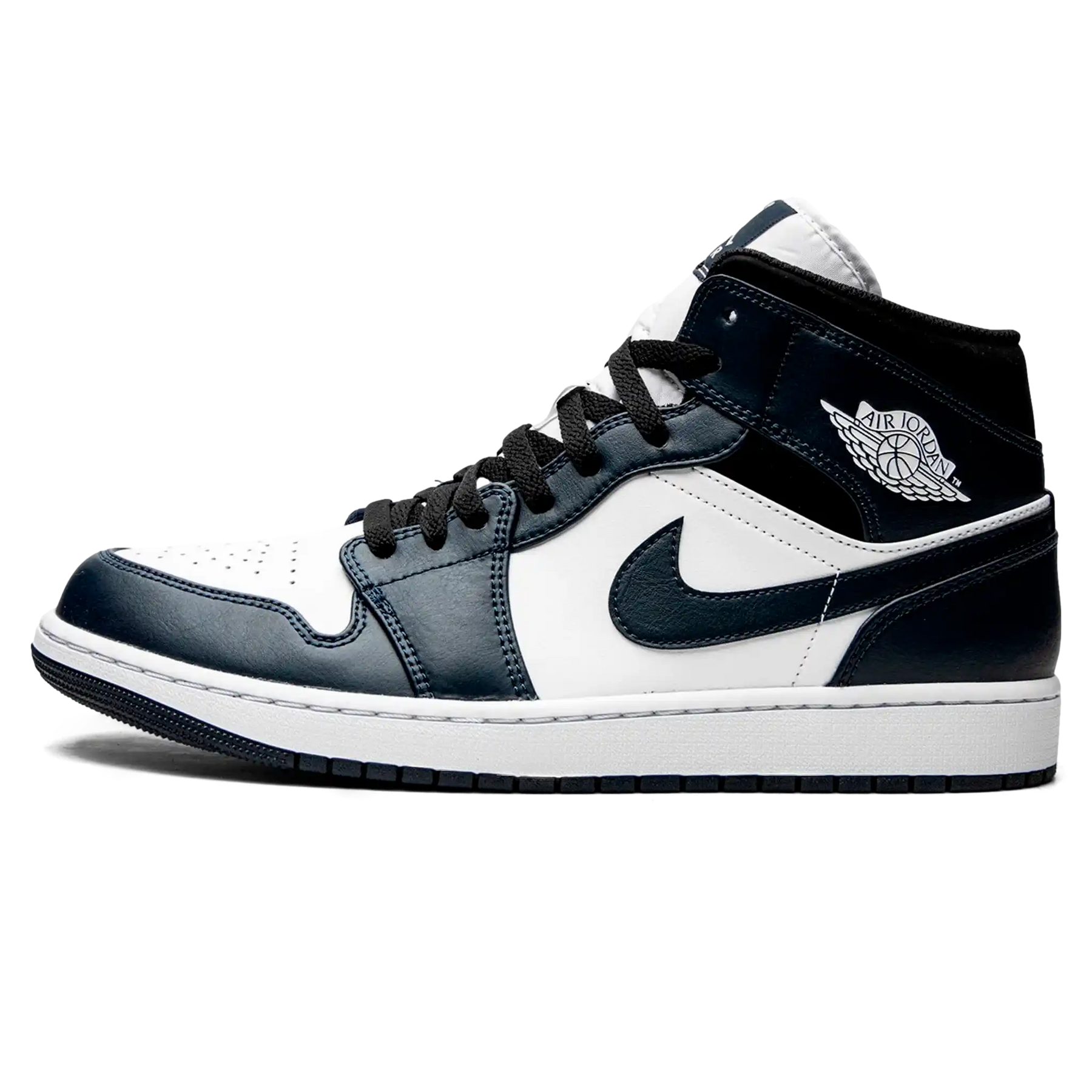 Tênis Air Jordan 1 Mid Feminino "Dark Teal" Azul - 554724-411