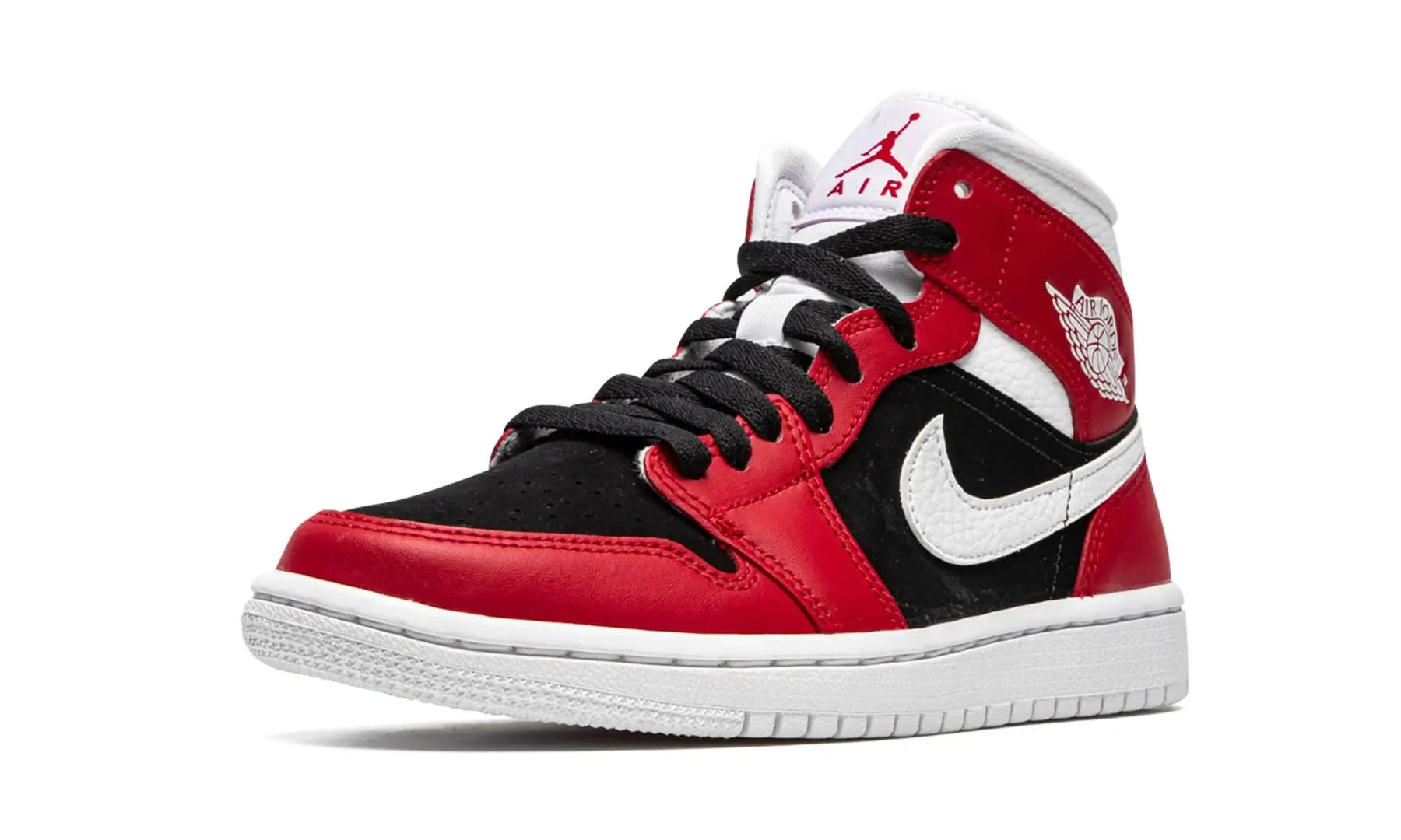 Tênis Air Jordan 1 Mid Feminino "Gym Red" Vermelho / Preto - BQ6472-601