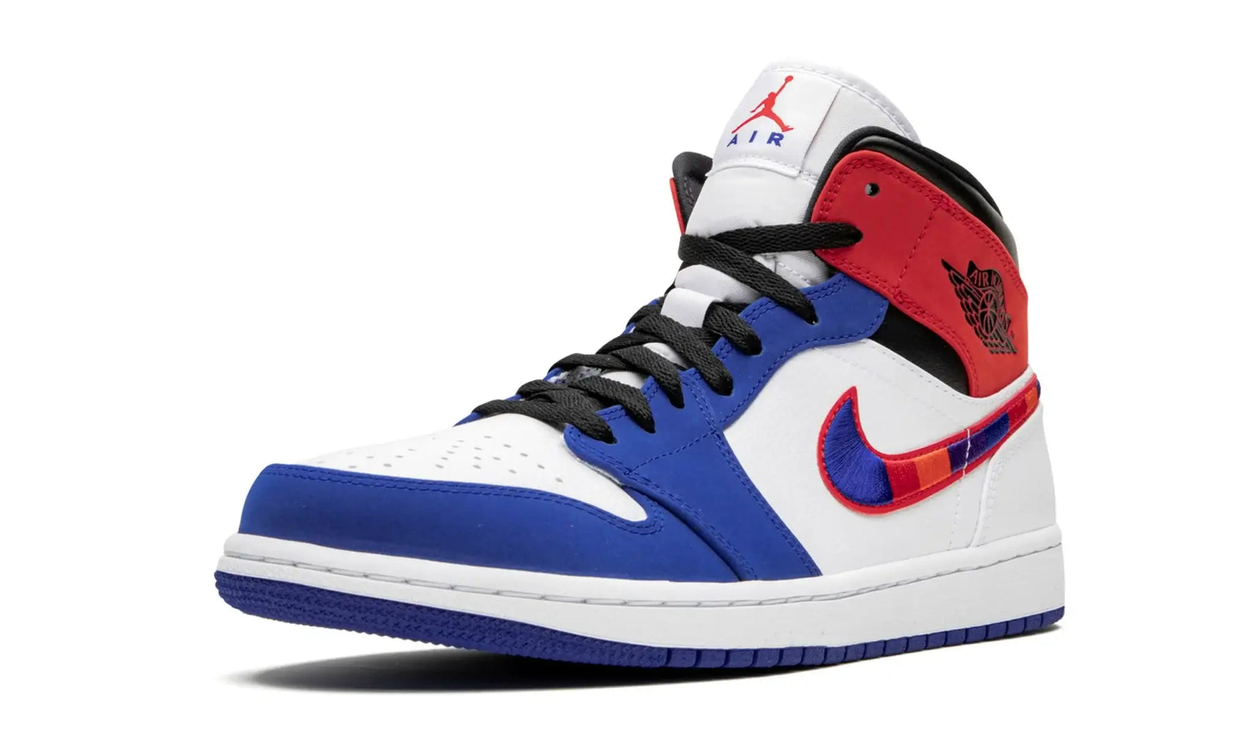 Tênis Air Jordan 1 Mid "Multi Color Swoosh" - 852542-146