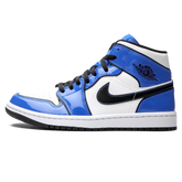 Tênis Air Jordan 1 Mid Feminino "Signal Blue" Azul - BQ6931-402