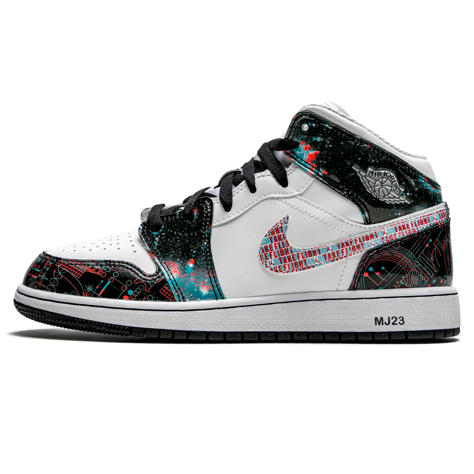 Tênis Air Jordan 1 Mid "Take Flight" Azul - BQ6931-114