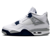 Tênis Air jordan 4 "Midnight Navy" Branco / Azul - DH6927-140
