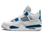 Tênis Air Jordan 4 "Military Blue" Branco / Azul - FV5029-141