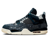 Tênis Air Jordan 4 "Sashiko" Denim / Azul - CW0898-400