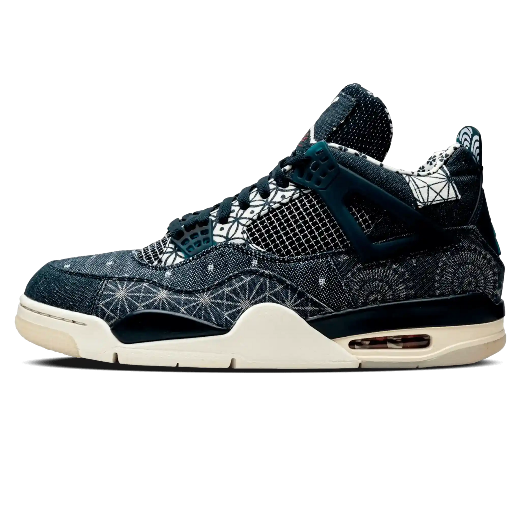 Tênis Air Jordan 4 "Sashiko" Denim / Azul - CW0898-400