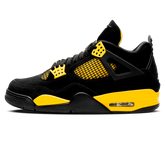 Tênis Air Jordan 4 "Thunder" Preto / Amarelo - DH6927-017