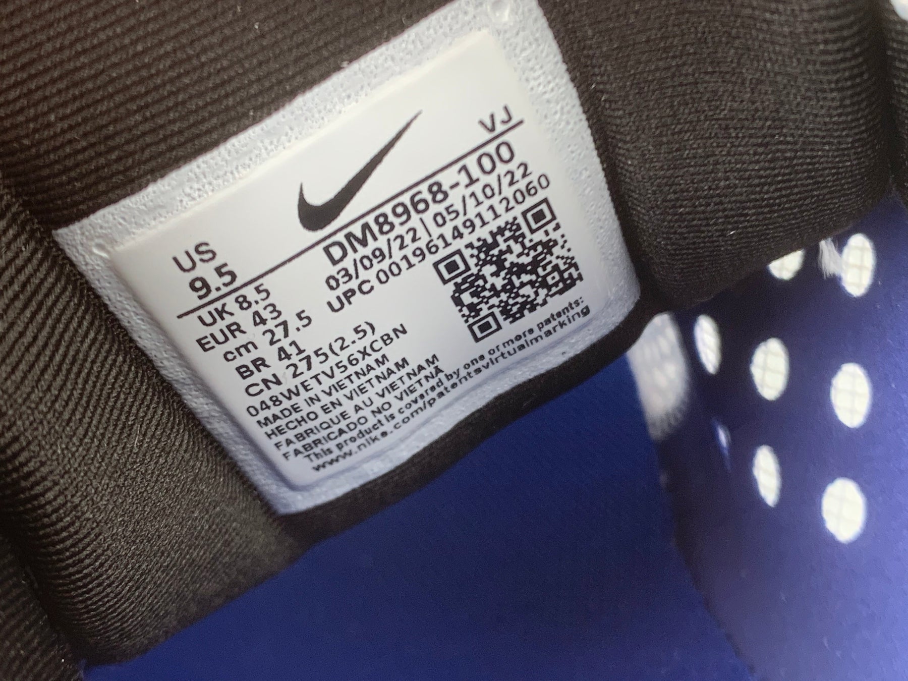 Nike Air ZoomX Fly 5 - Branco/Preto/Azul