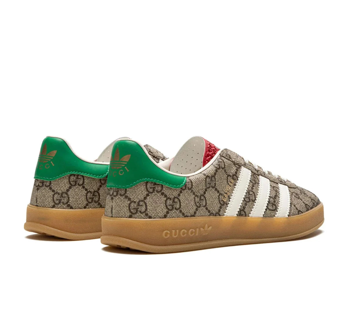 Tênis Adidas x Gucci Gazelle 'Beige GG Monogram' - IE2262