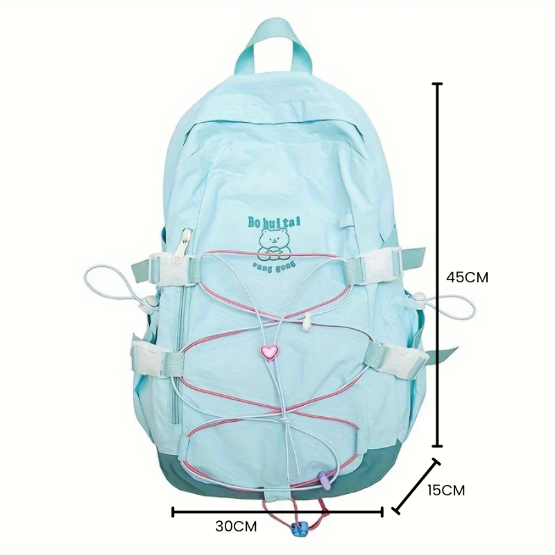 Mochila Escolar Feminina Ursinho