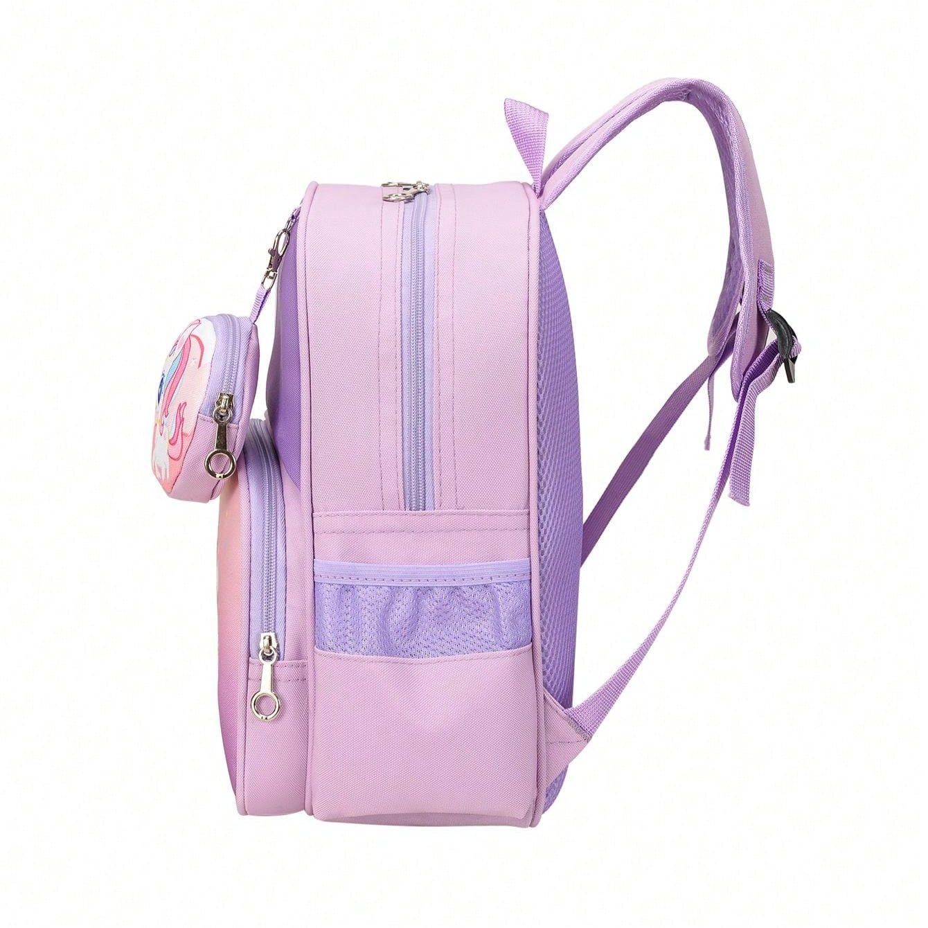 Mochila Escolar Infantil Feminina - Unicórnio