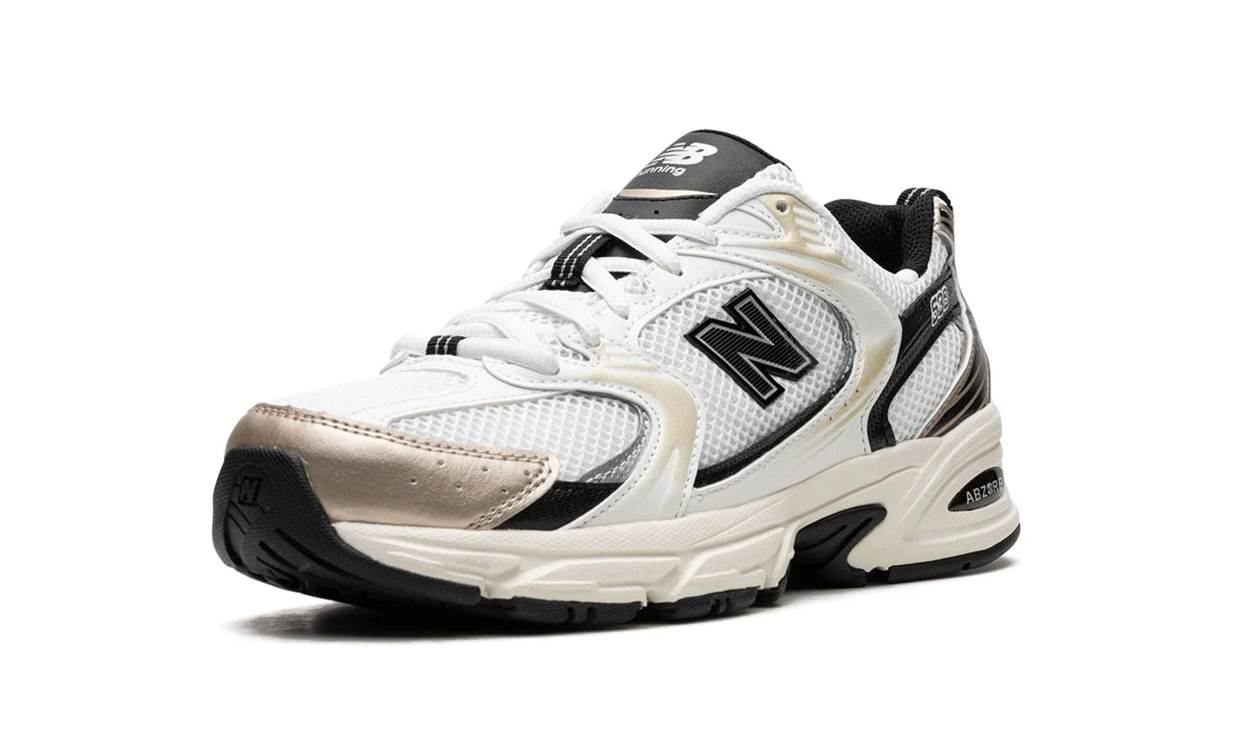 Tênis New Balance 530 "White & Light Gold Metallic" Dourado / Branco - MR530TC