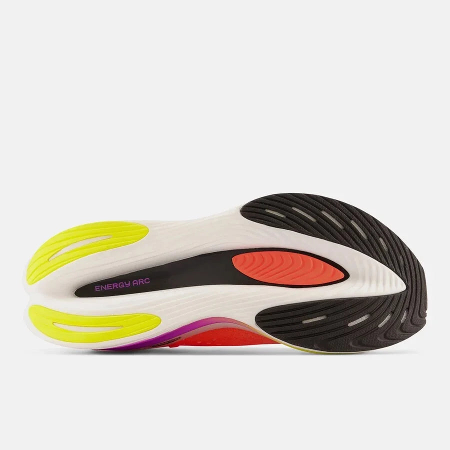 Tênis New Balance Fuelcell Supercomp Elite v3 'Neon Dragonfly Cosmic Rose' Laranja - MRCELCD3
