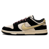 Tênis Nike Dunk Low Feminino "Black Team Gold" Preto / Dourado - DV3054-001